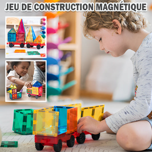 Jeu magnétique construction - Tuiles